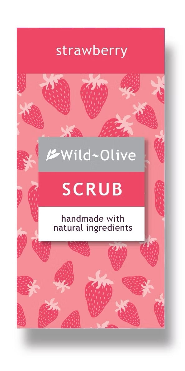 Wild Olive 50g Soap Scrub Strawberry