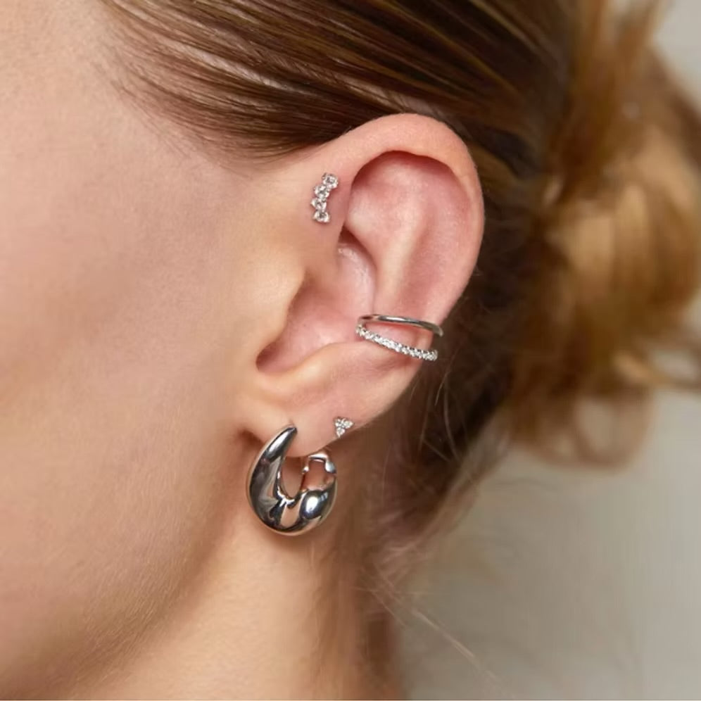 She Is Beautiful Taylor Cuff Sterling Silver