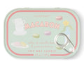 Paddywax Bistro Macaron Vanilla Bean  & Pink Pistachio 4.5 oz Tin Candle
