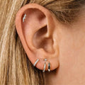 She Is Beautiful Lightning Botls Labret Stud Sterling Silver