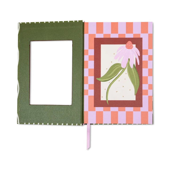 Designsworks Framed Floral Journal Coneflower