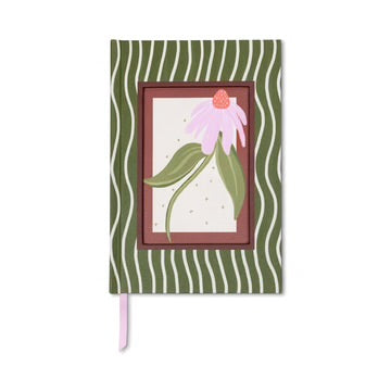 Designsworks Framed Floral Journal Coneflower