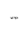 Uno De 50 Silver Heart Piercing Studs Earrings
