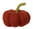 Large Deep Orange Knitted Squash