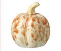 Porcelain Orange Pumpkin Decoration