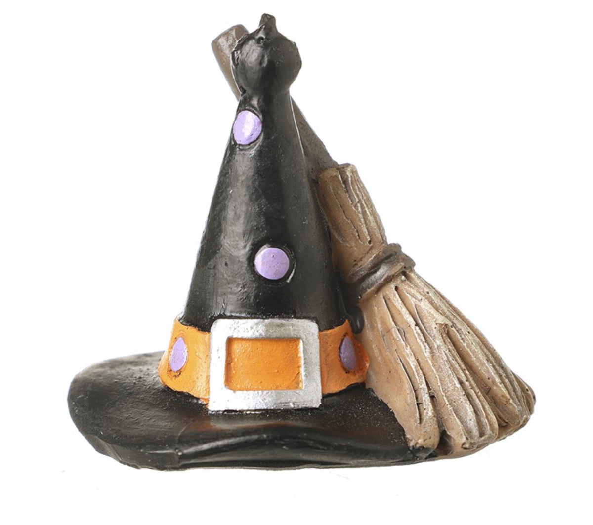 Witch's Broomstick And Hat