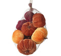 Bag Of Velvet Pumpkins