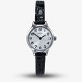 Ladies Sekonda Brooks Watch Classic Black Strap/Grey Face