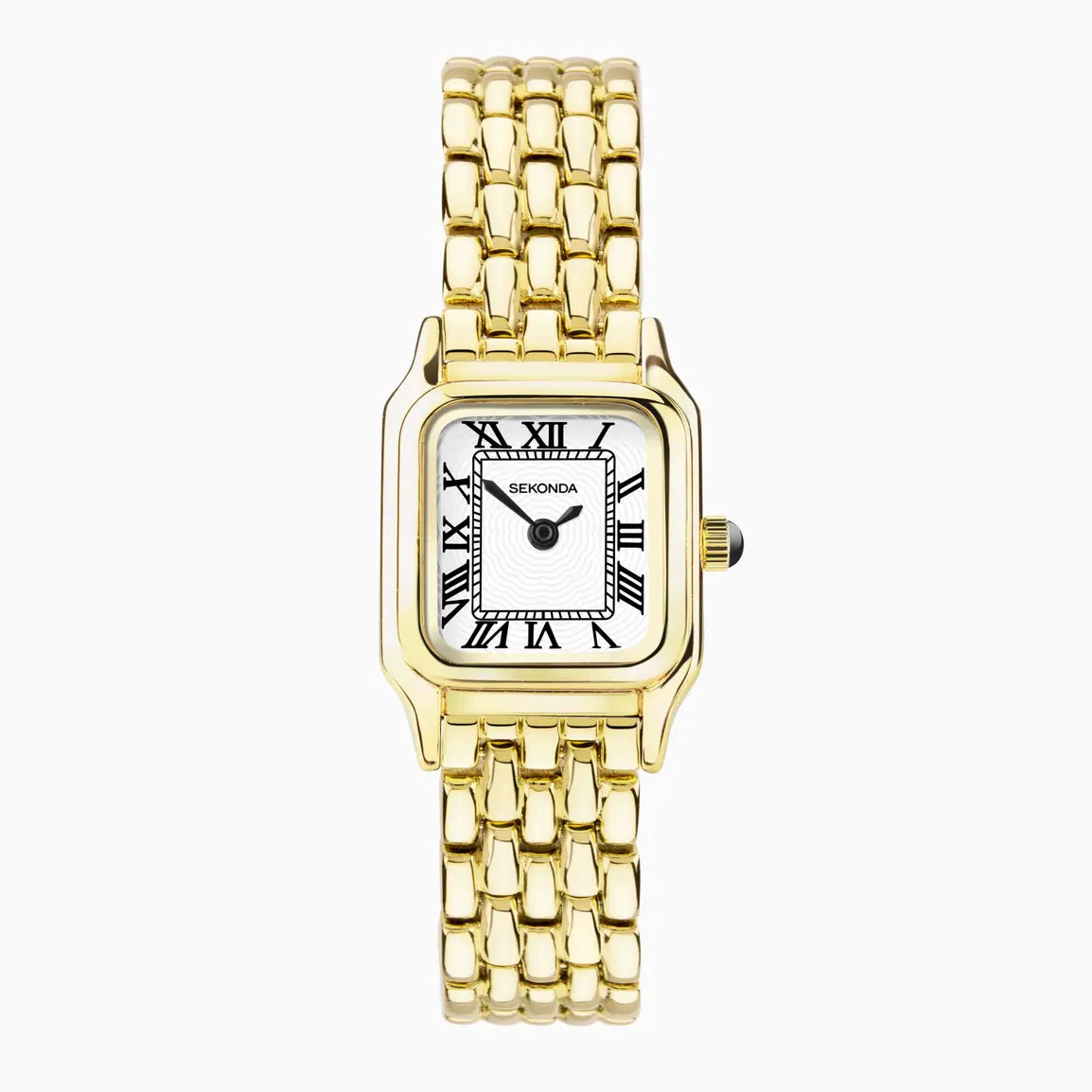 Sekonda Ladies Monica Classic Watch Gold Alloy Case & Bracelet with White Dial