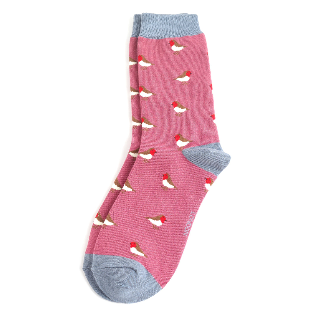Miss Sparrow Little Robin Socks Berry