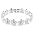 Ariana Grande x Swarovski Bracelet Round Cut Flower White Rhodium Plated