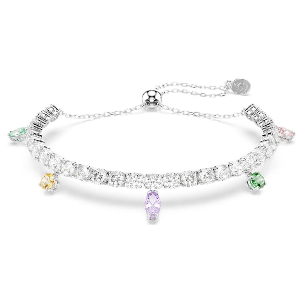Swarovski Ariana Grande x Swarovski Bracelet  Mixed Cuts Multicoloured Rhodium Plated