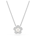 Swarovski Ariana Grande x Swarovski Pendent Crystal Pearl Round Cut Flower White