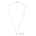 Swarovski Ariana Grande x Swarovski Set Crystal Pearl Round Cut Flower White