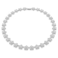Swarovski Ariana Grande x Swarovski Necklace Round Cut Flower White Rhodium Plated