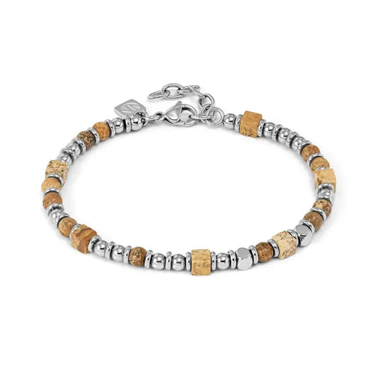 Nomination INSTINCTSYLE Infinity Bracelet Natural Stones With Paesina Stone 027935/088