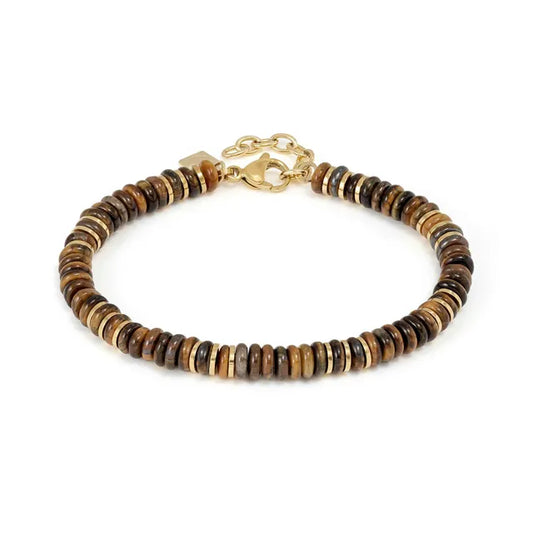 Nomination INSTINCSTYLE Infinity Yellow And Natural Tiger Eye 027937/041