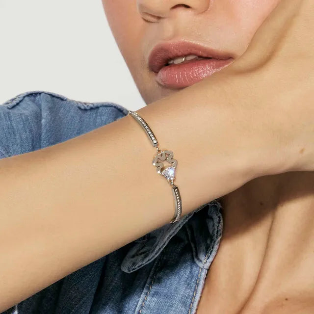 Nomination MILLELUCI BRACELET, FOUR-LEAF CLOVER, CZ HEART 028019/006
