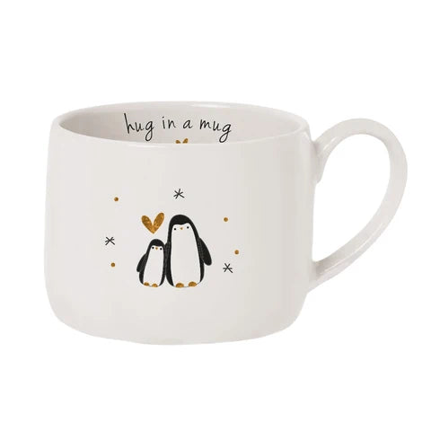 Belly Button Designs Penguins Hug In Mug