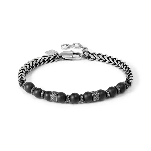 Nomination MANVISION STEEL BRACELET WITH NATURAL STONES 133017/051