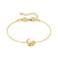 Nomination Dream Beats Sterling Silver Gold Moon Bracelet 242601/024
