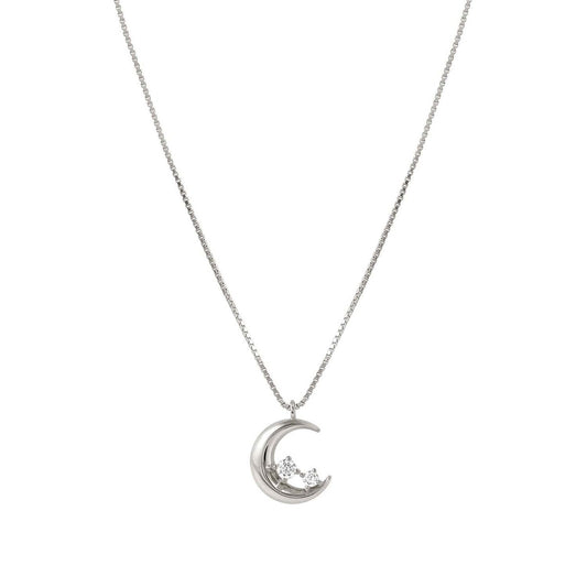 Nomination Dream Beats Necklace Sterling Silver Moon 242602/022