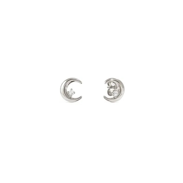 Nomination Dream Beats Sterling Silver Moon Earrings 242603/022