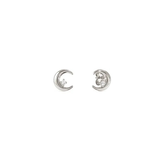 Nomination Dream Beats Sterling Silver Moon Earrings 242603/022
