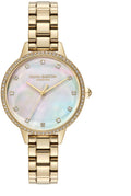 Olivia Burton Classic 34mm Captivate Mother Of Pearl & Gold Bracelet Watch