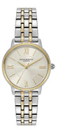 Olivia Burton Classic 30mm Westbourne White And Two Tone Bracelet Watch