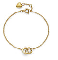 Olivia Burton Classic Kindred Interlink Heart Gold Plated Bracelet