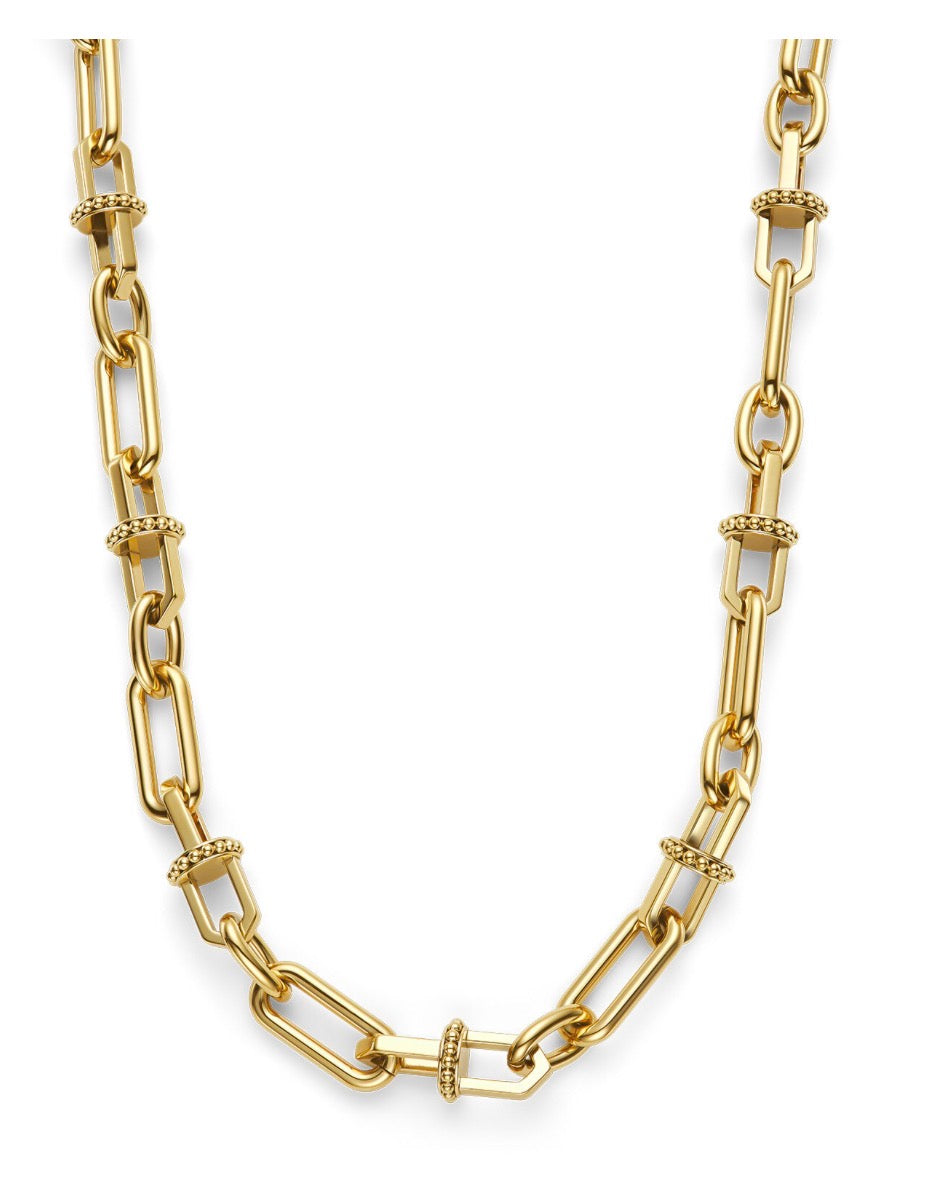 Olivia Burton Trend Edition Anchor Link Gold Plated Necklace
