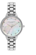 Olivia Burton Classic 34mm Captivate Mother Of Pearl And Silver Bracelet Watch
