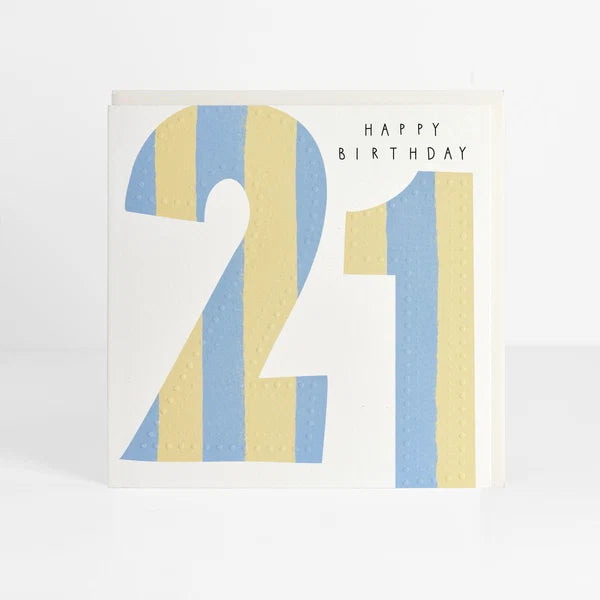 Belly Button Designs Happy Birthday 21 Card