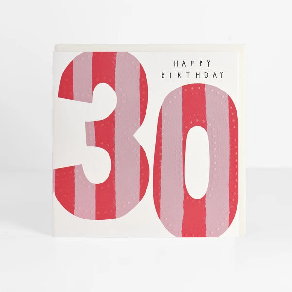 Belly Button Designs Happy Birthday 30 Card