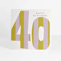 Belly Button Designs Happy Birthday 40 Card