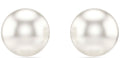 Swarovski Matrix Stud Earrings Crystal Pearl White Rhodium
