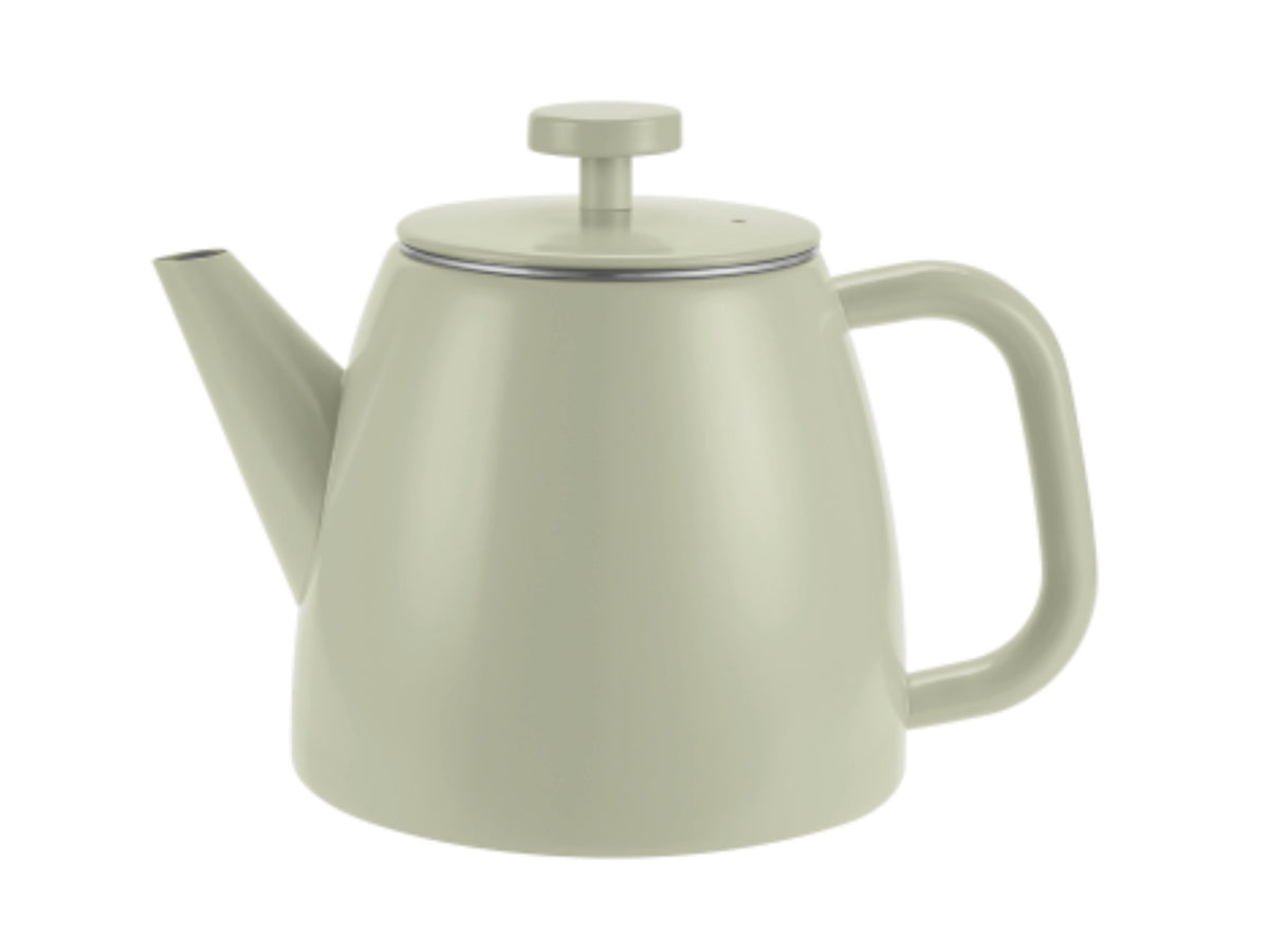 Cafe Ole Kelham Double Walled Teapot 600ml White