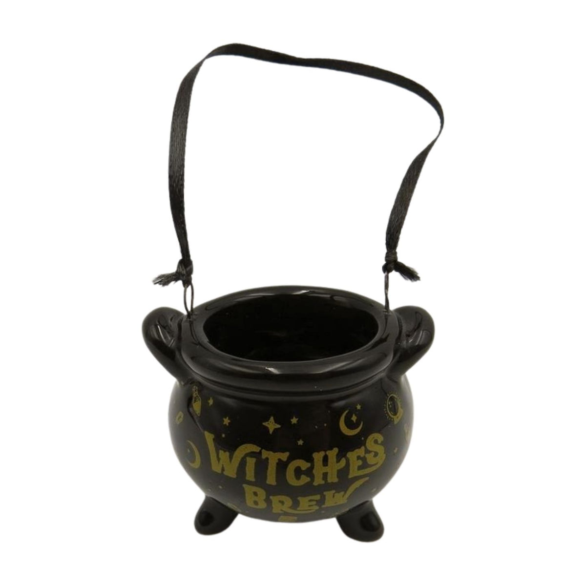 Ceramic Witches Cauldron Tree Hanging  Decoration