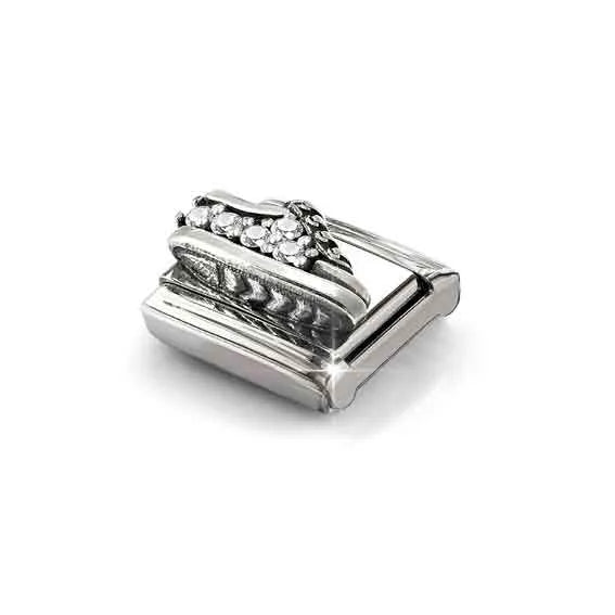 Nomination Classic Silver White Sneaker Charm 330327/17