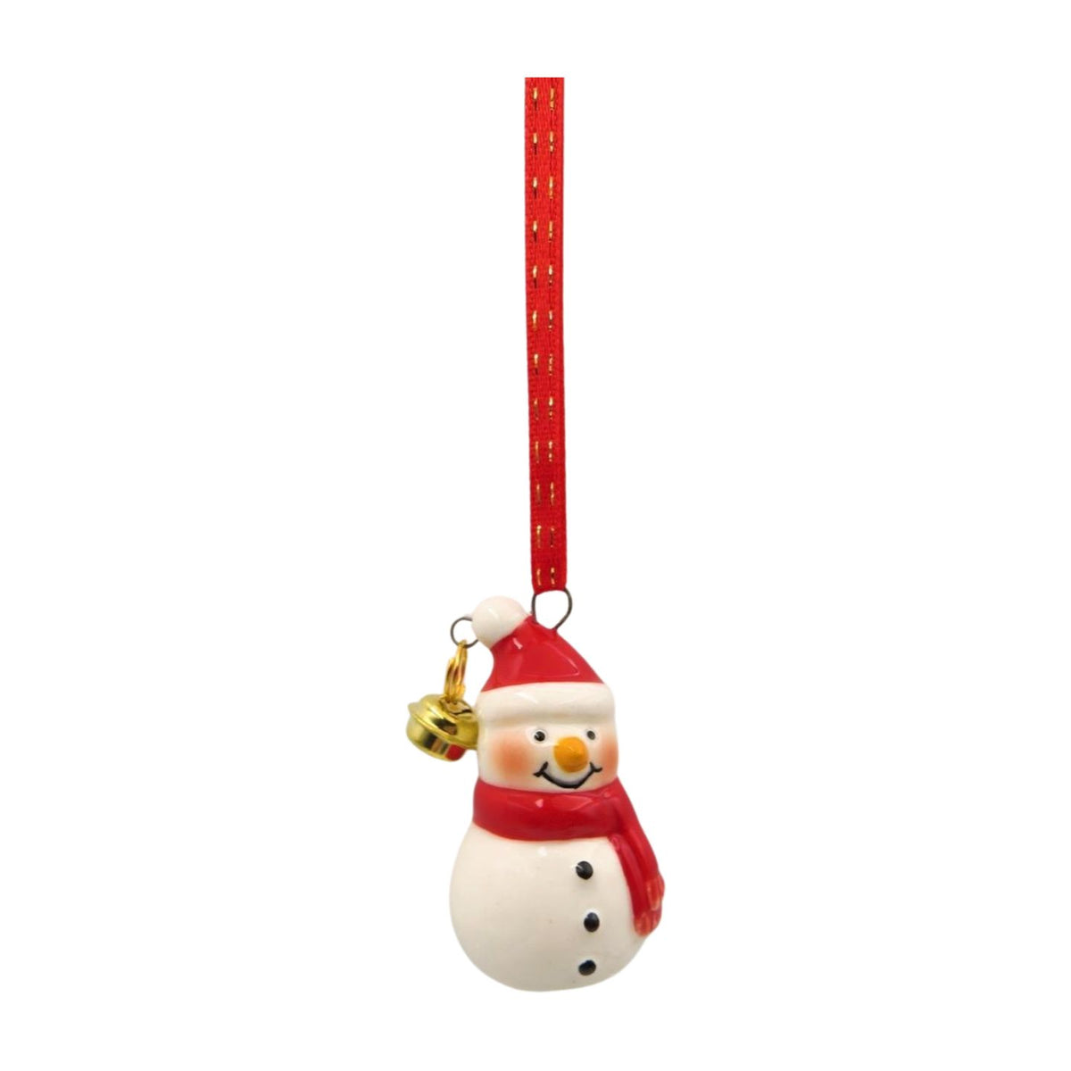 Small snowman tree decoration