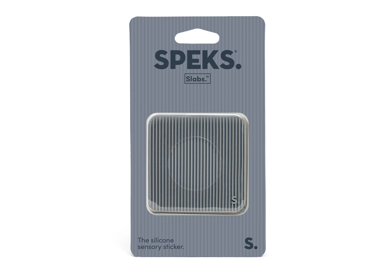 Speks Slabs Groove Grey Sensory Sticker
