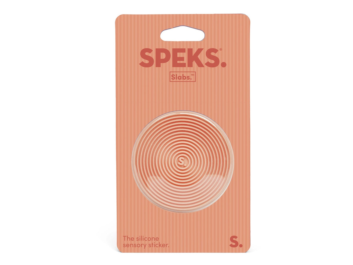 Specks Slabs Groove Orange Sensory Sticker
