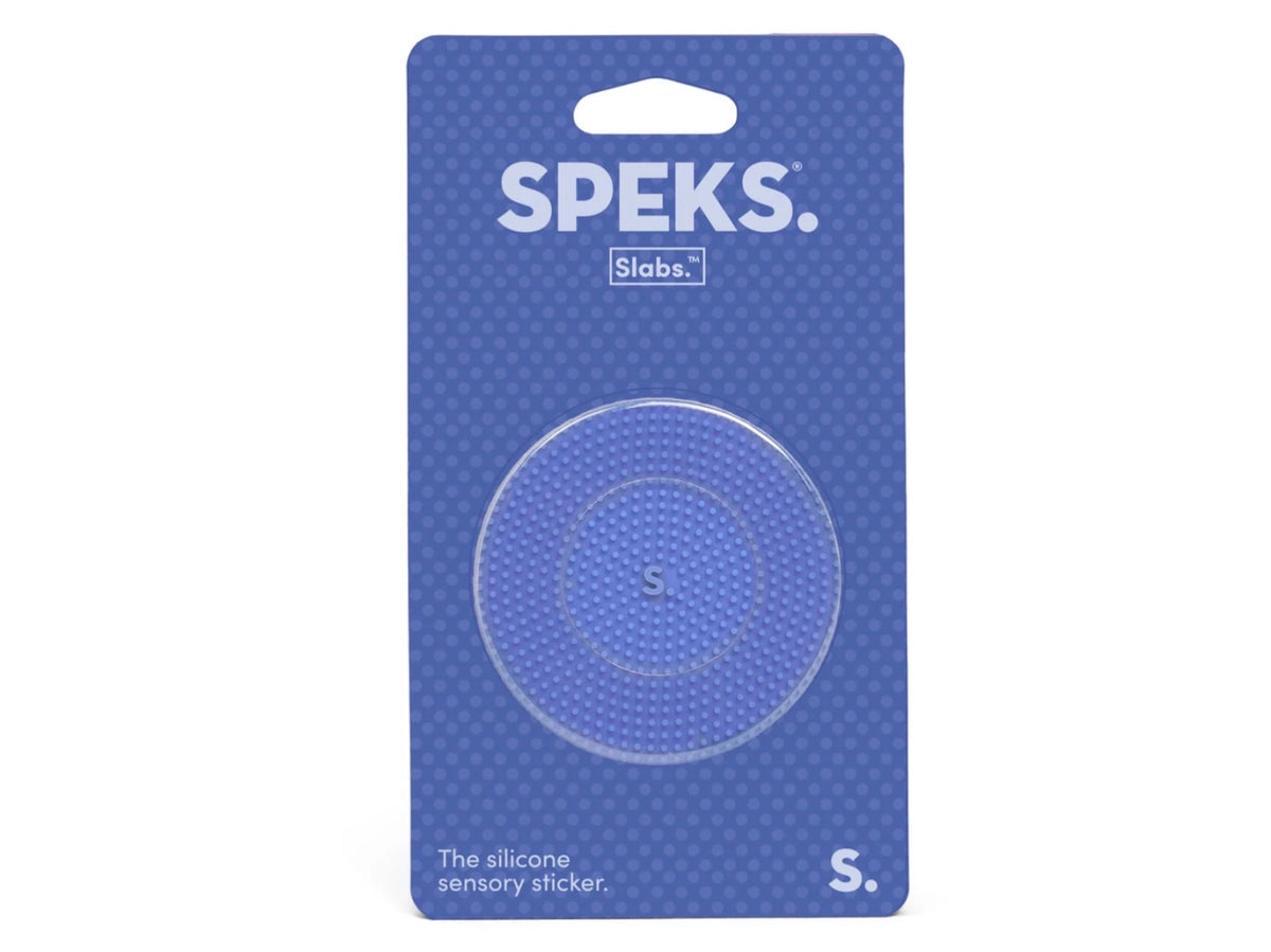 Speks Slabs Stactic Blue Sensory Sticker