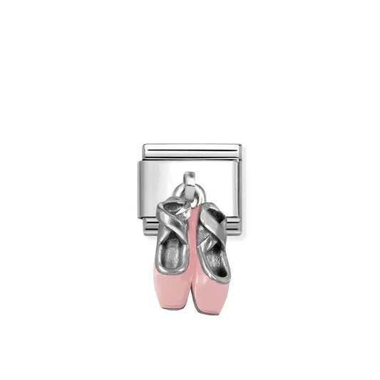 Nomination Classic Silver Ballet Shoes Pendant Charm 331805/21