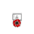 Classic Silver Poppy Pendant Charm 331805/24