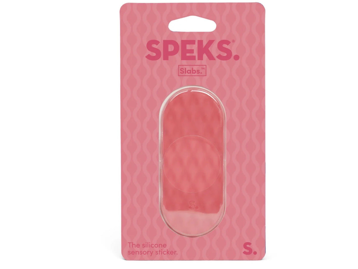 Specks Slabs Mesh Pink Sensory Sticker