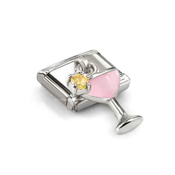Nomination Classic Silver Cocktail Glass Pendant Charm 331815/18