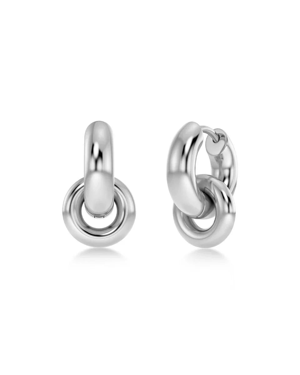 Edblad Chunky Eternal Earrings Silver