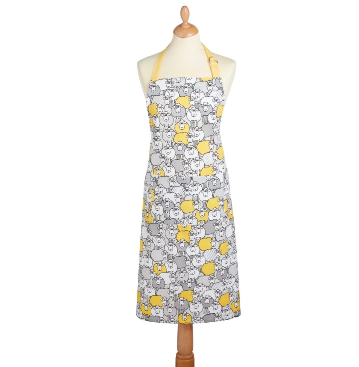 KitchenCraft Yellow Sheep Apron